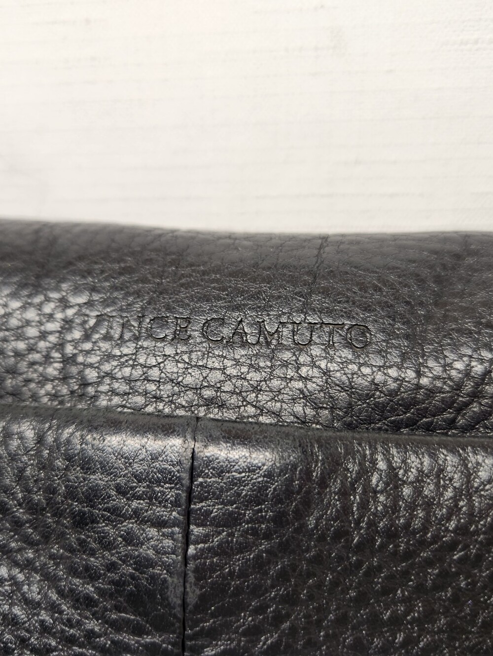 Vince Camuto Womens Black Leather Crossbody Purse - Picture 4 of 11